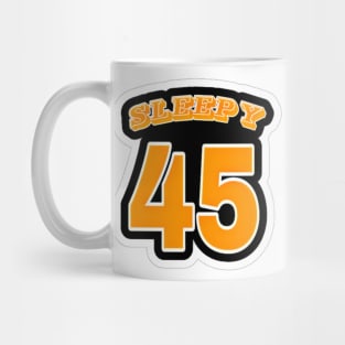 Sleepy 45 - Sticker - Front Mug